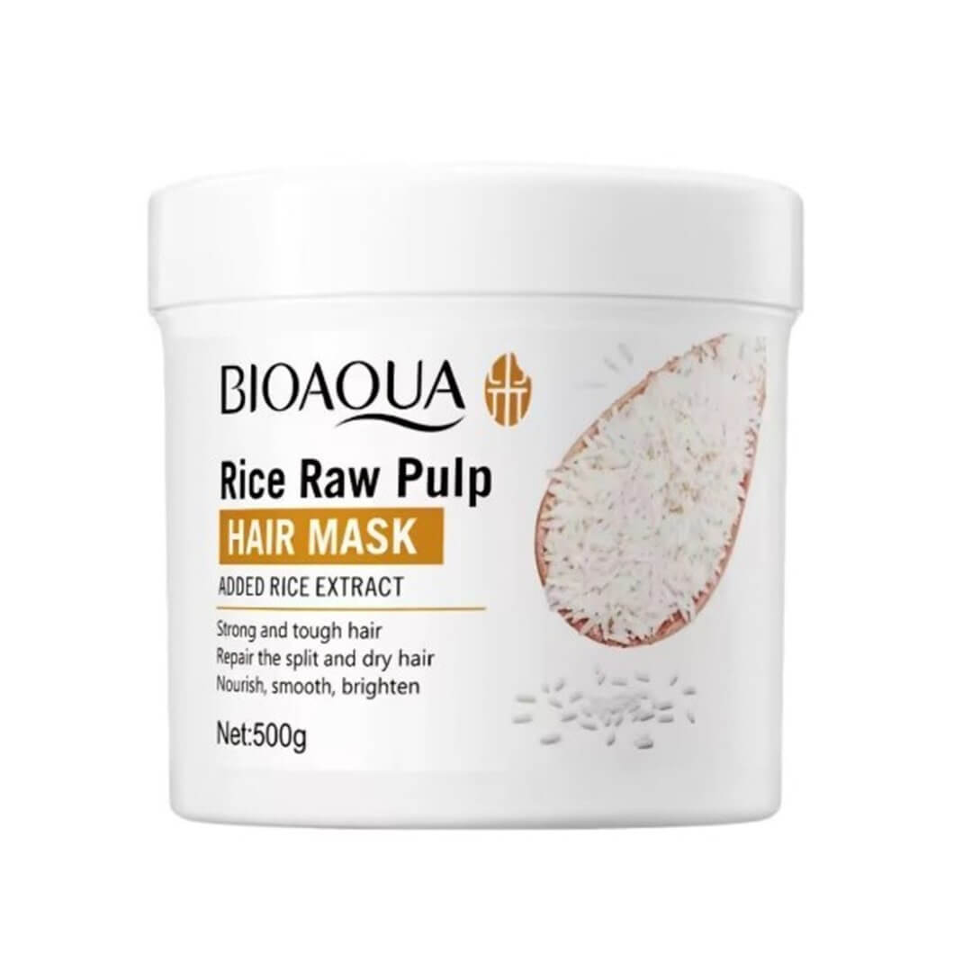 BIOAQUA Ric Raw Pulp Hair Mask For Dry Damaged Hair 500g