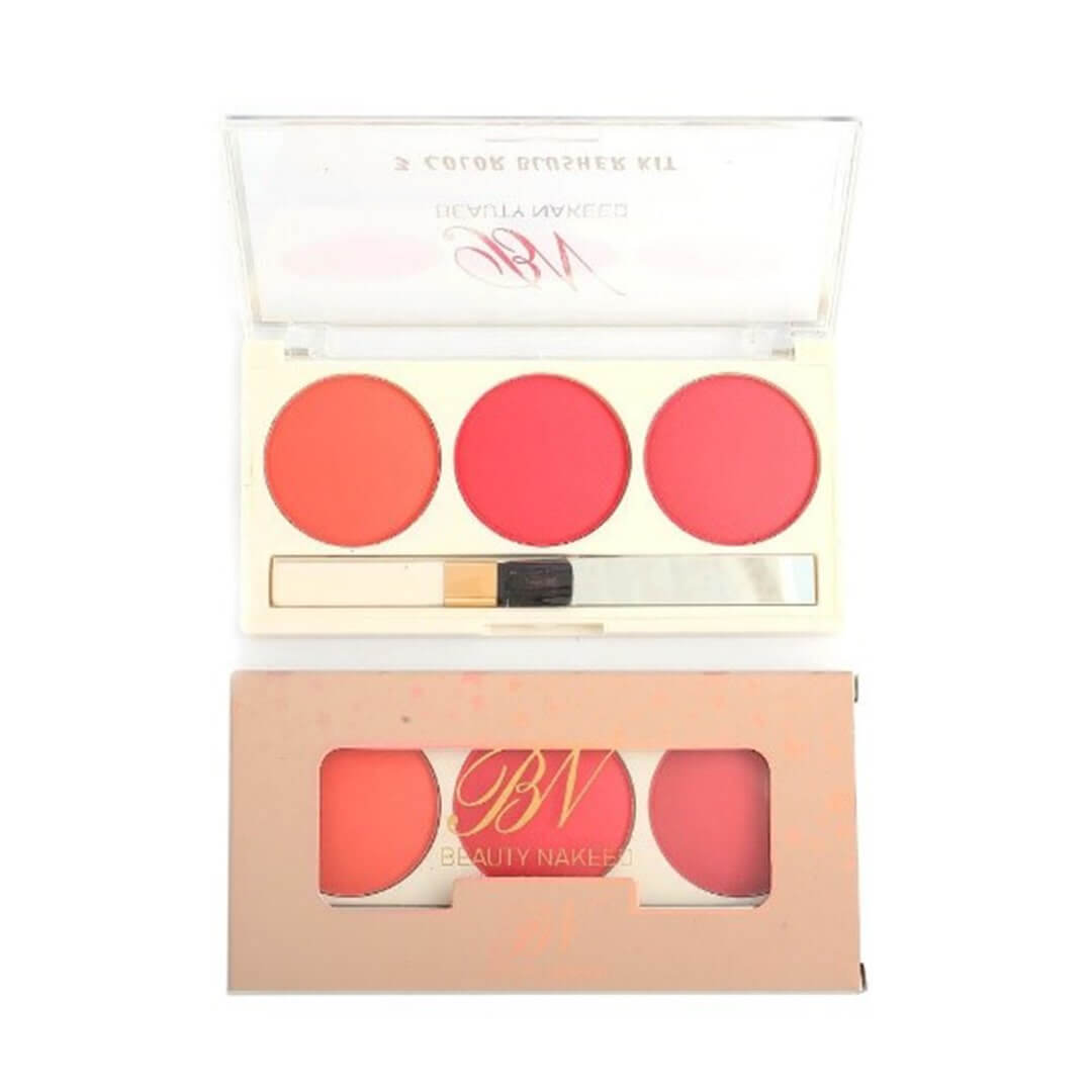 Beauty Nakeed 3 Color Blusher Kit