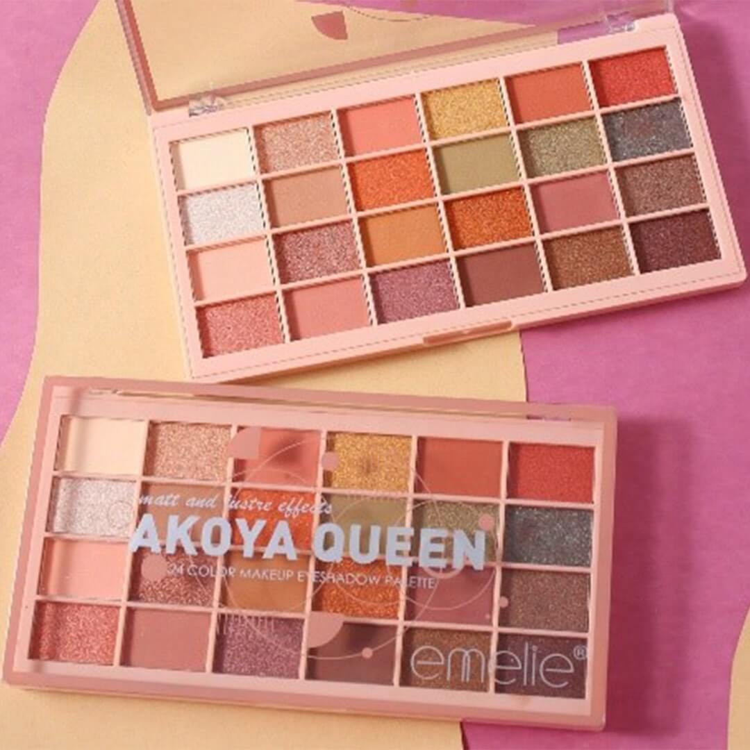 Akoya Queen 24 Color Makeup Eyeshadow Palette