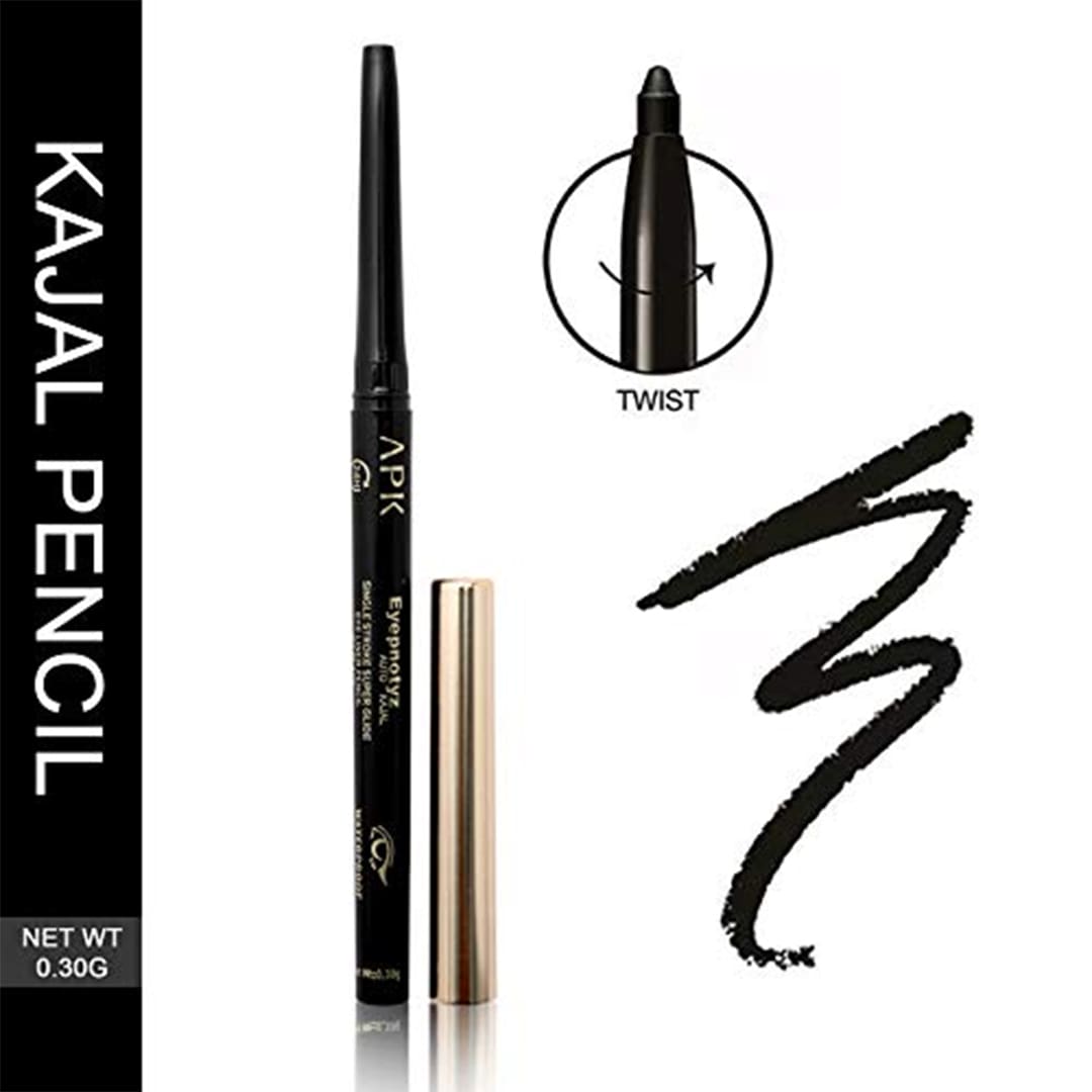 APK Waterproof Auto Kajal Single Stroke Sleeper Hd Eyeliner Pencil