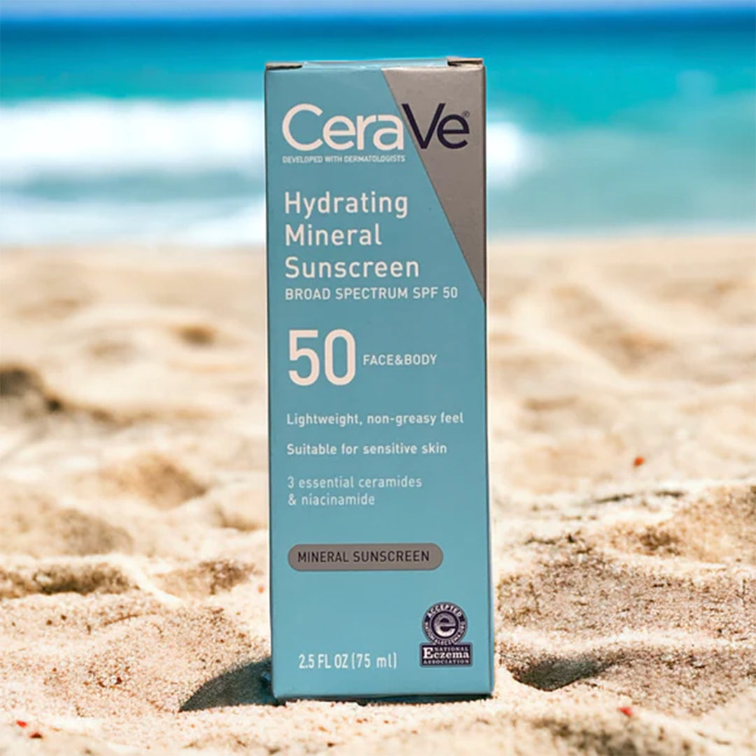 Cerave Hydrating Mineral Sunscreen Broad Spectrum Spf 50