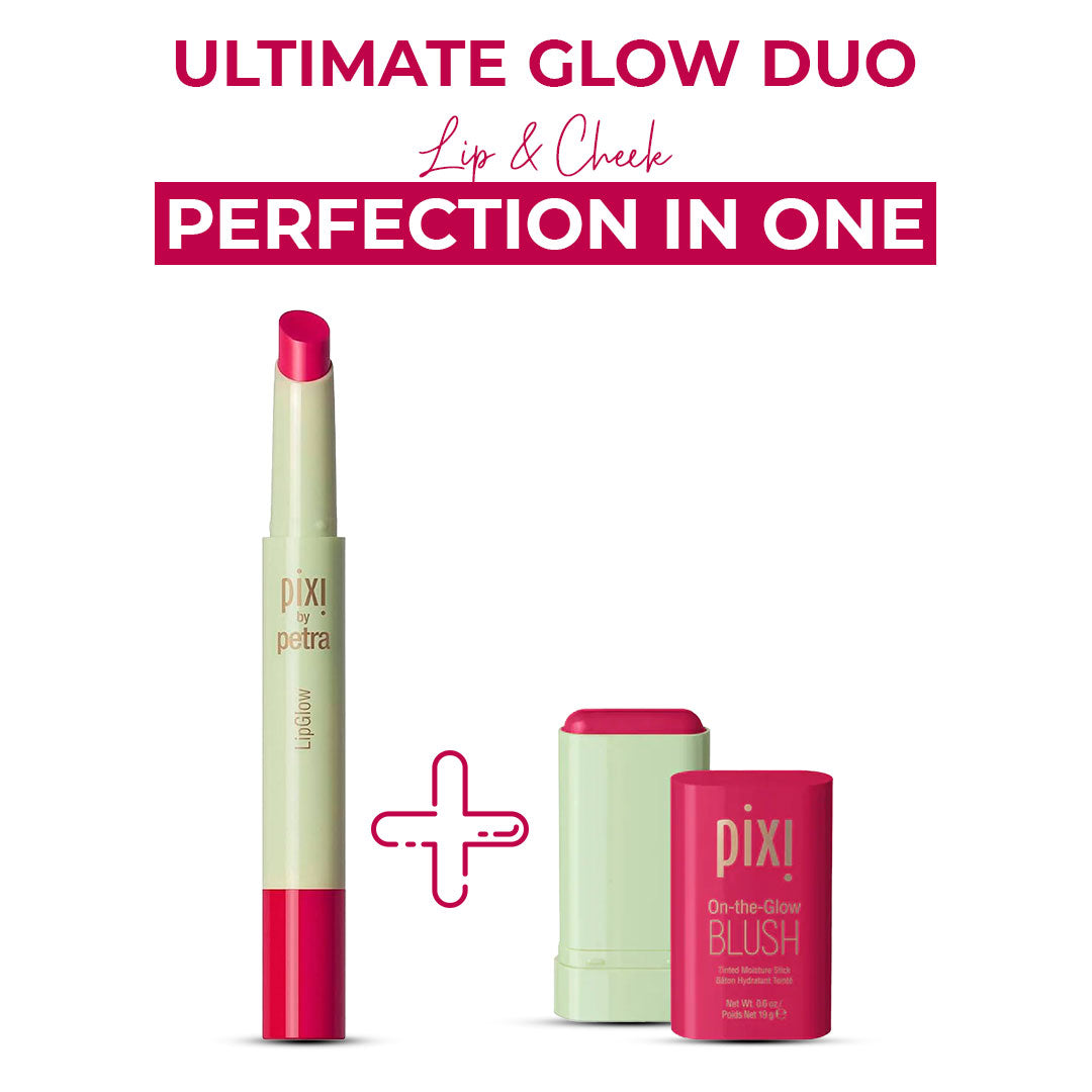 Pixi Bundle of PIXI On-the-Glow Blush Stick and Pixi By Petra Lip Glow