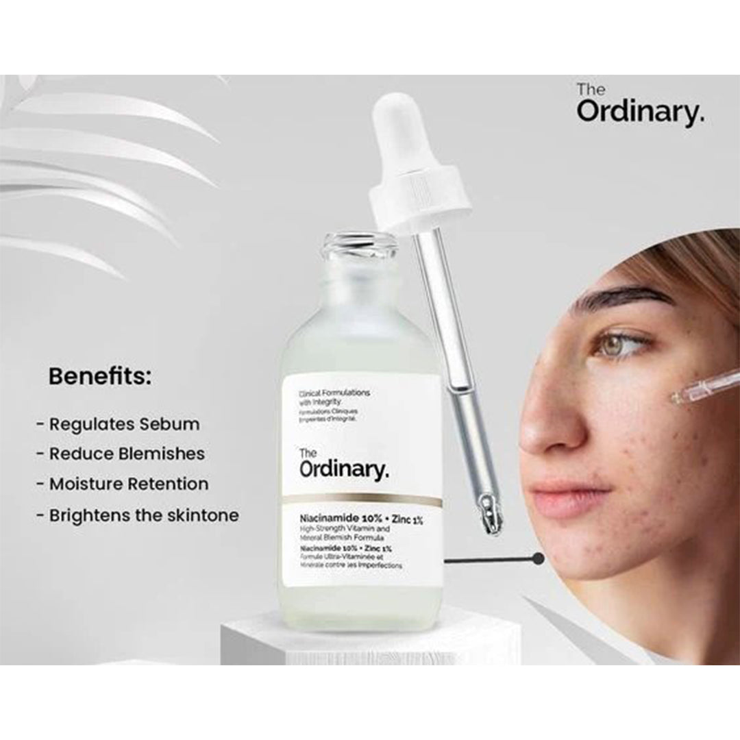 The Ordinary Niacinamide Serum (Niacinamide 10% + Zinc 1%) -30ml