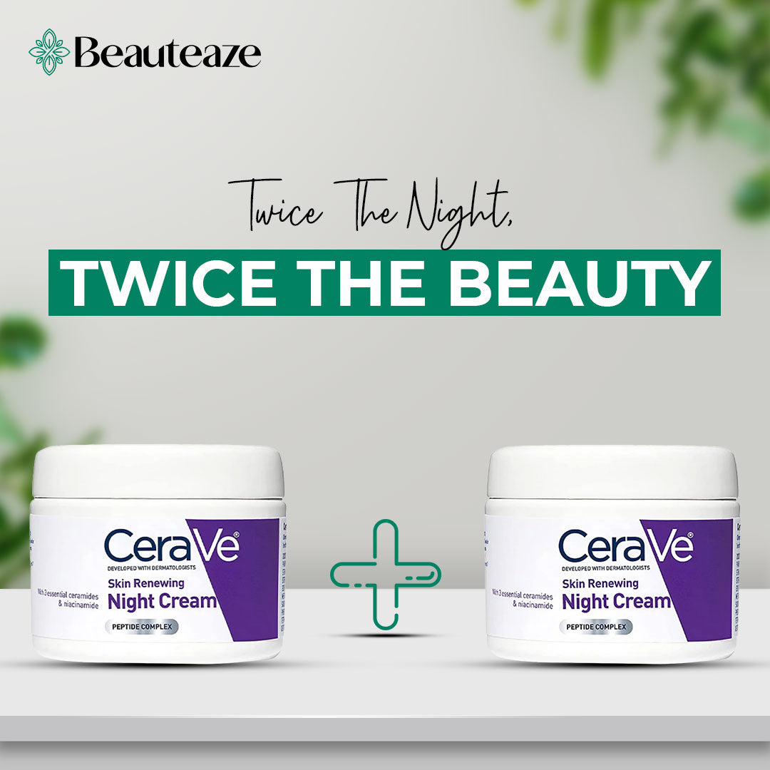 CeraVe 2  Skin renewing Night Creams